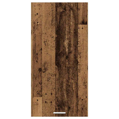 vidaXL Hängeschrank Altes Holz und Weiß 50 x 31 x 100 cm Holzwerkstoff