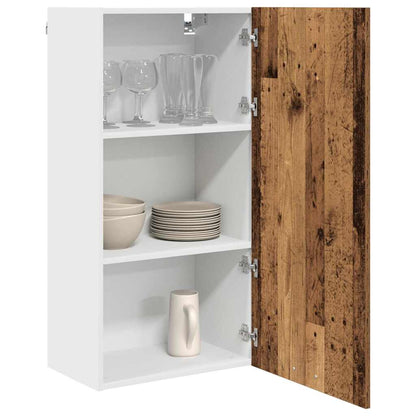 vidaXL Hängeschrank Altes Holz und Weiß 50 x 31 x 100 cm Holzwerkstoff
