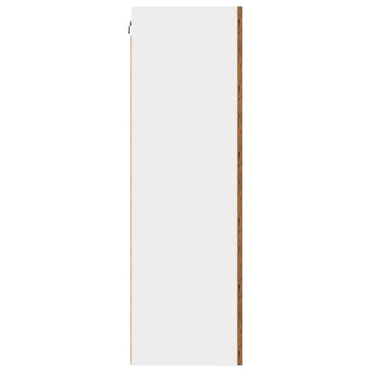 vidaXL Hängeschrank Altes Holz und Weiß 50 x 31 x 100 cm Holzwerkstoff