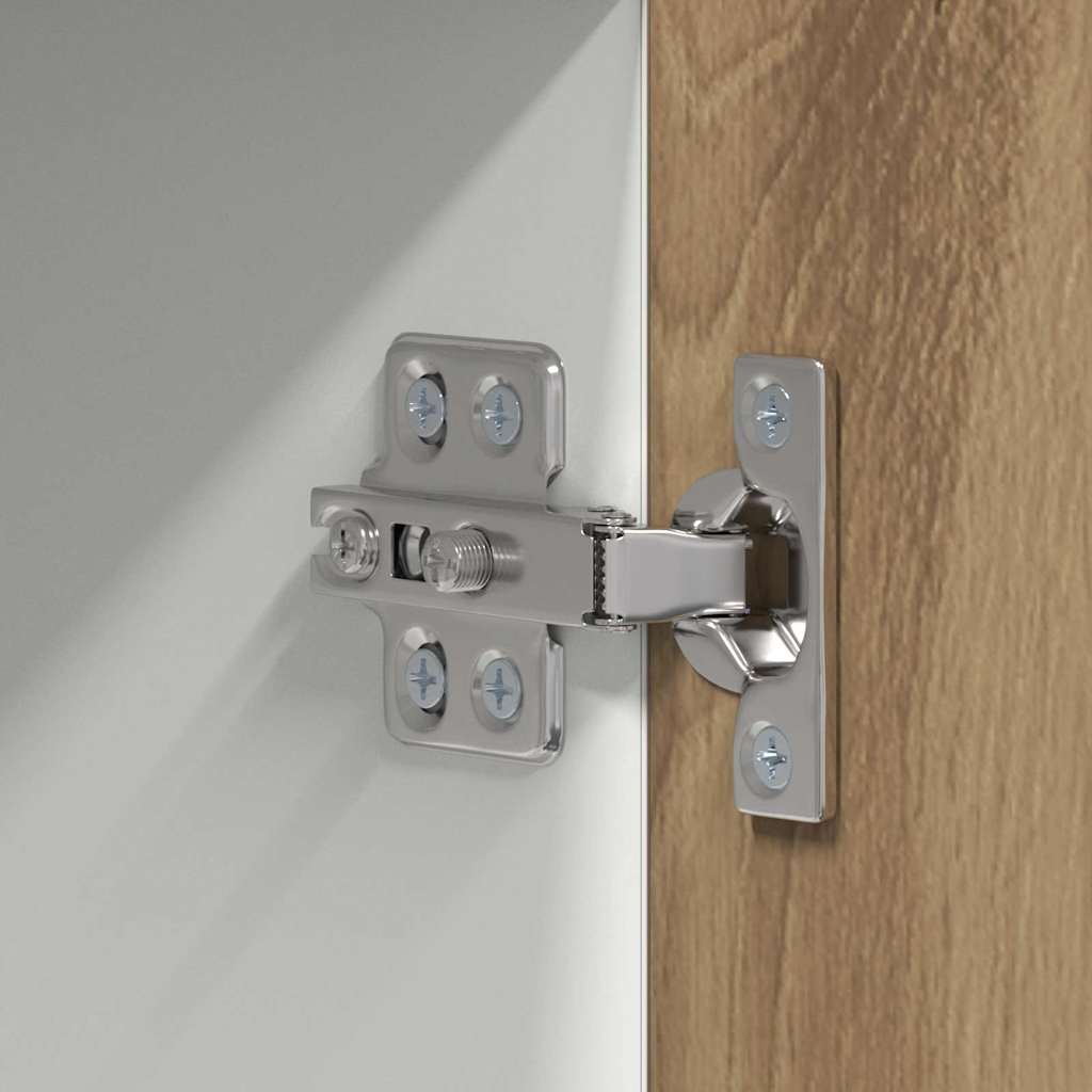 Hängeschrank mit Tür Artisan-Eiche und Weiß 50 x 31 x 100 cm