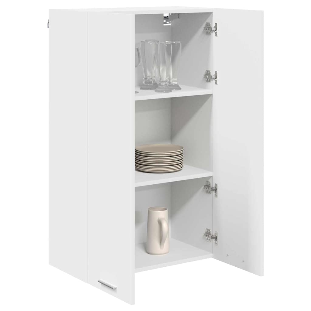 vidaXL Hängeschrank mit Speicher Weiß 60 x 31 x 100 cm Holzwerkstoff