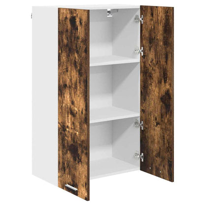 vidaXL Armoire murale Chêne fumé 60 x 31 x 100 cm Bois d'ingénierie