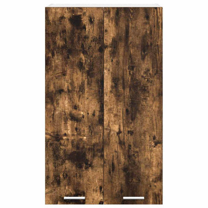 vidaXL Armoire murale Chêne fumé 60 x 31 x 100 cm Bois d'ingénierie
