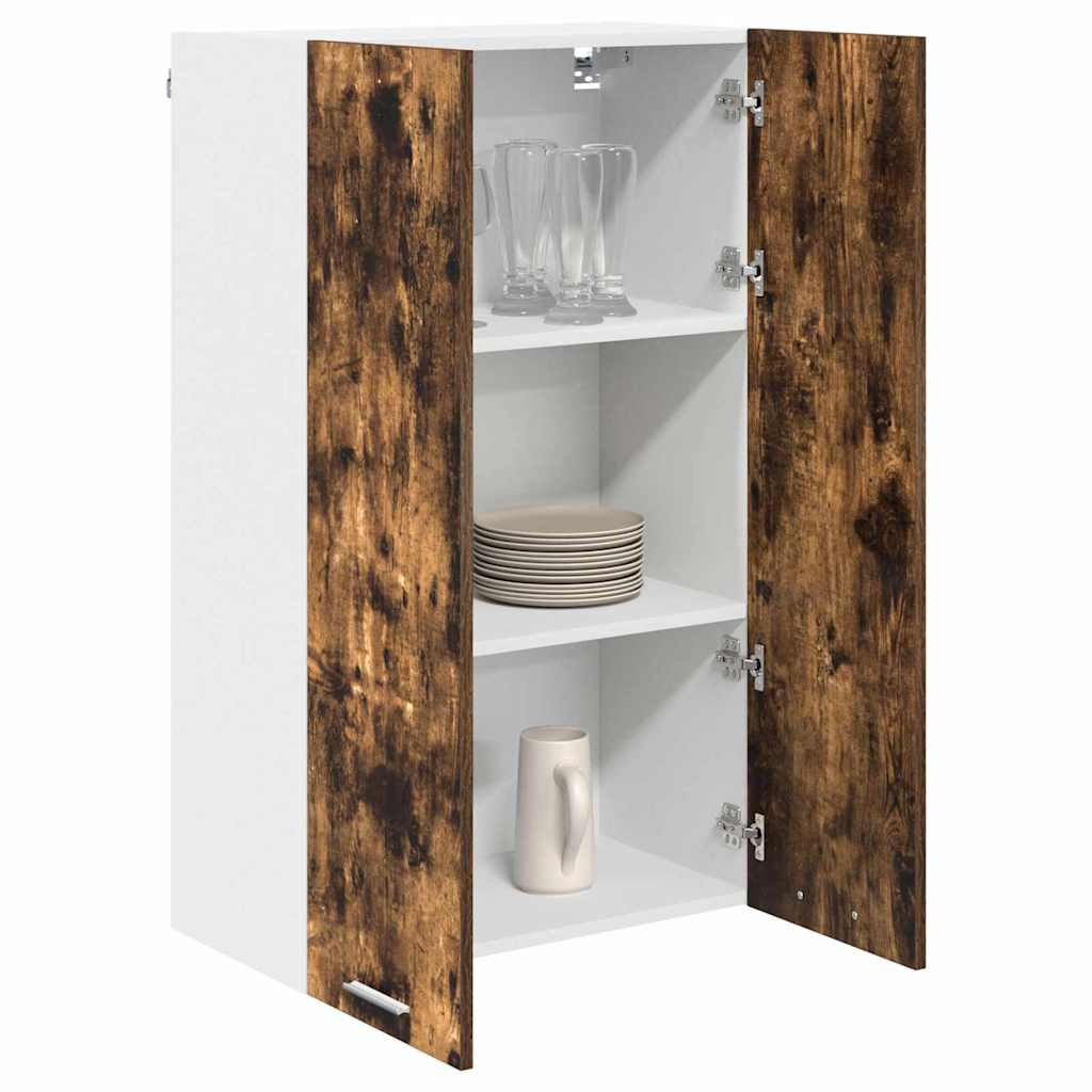 vidaXL Armoire murale Chêne fumé 60 x 31 x 100 cm Bois d'ingénierie