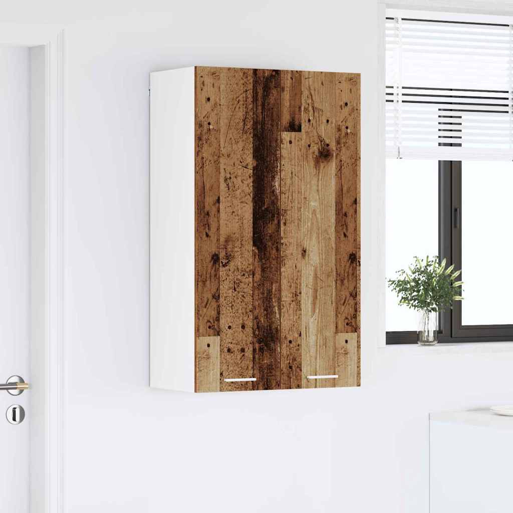 Hängeschrank mit Tür Altholz 60 x 31 x 100 cm Holzwerkstoff