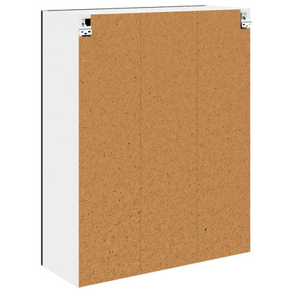 vidaXL Hängeschrank mit Speicher Schwarz Eichen-Optik 80 x 31 x 100 cm