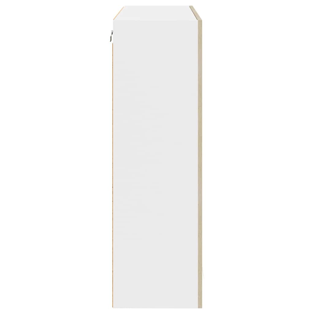 vidaXL Hängeschrank Sonoma-Eiche 80 x 31 x 100 cm Holzwerkstoff