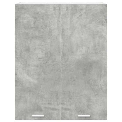 vidaXL Hängeschrank mit Tür Beton Grau 80 x 31 x 100 cm Holzwerkstoff