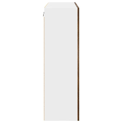 vidaXL Hängeschrank Geräucherte Eiche 80 x 31 x 100 cm Holzwerkstoff