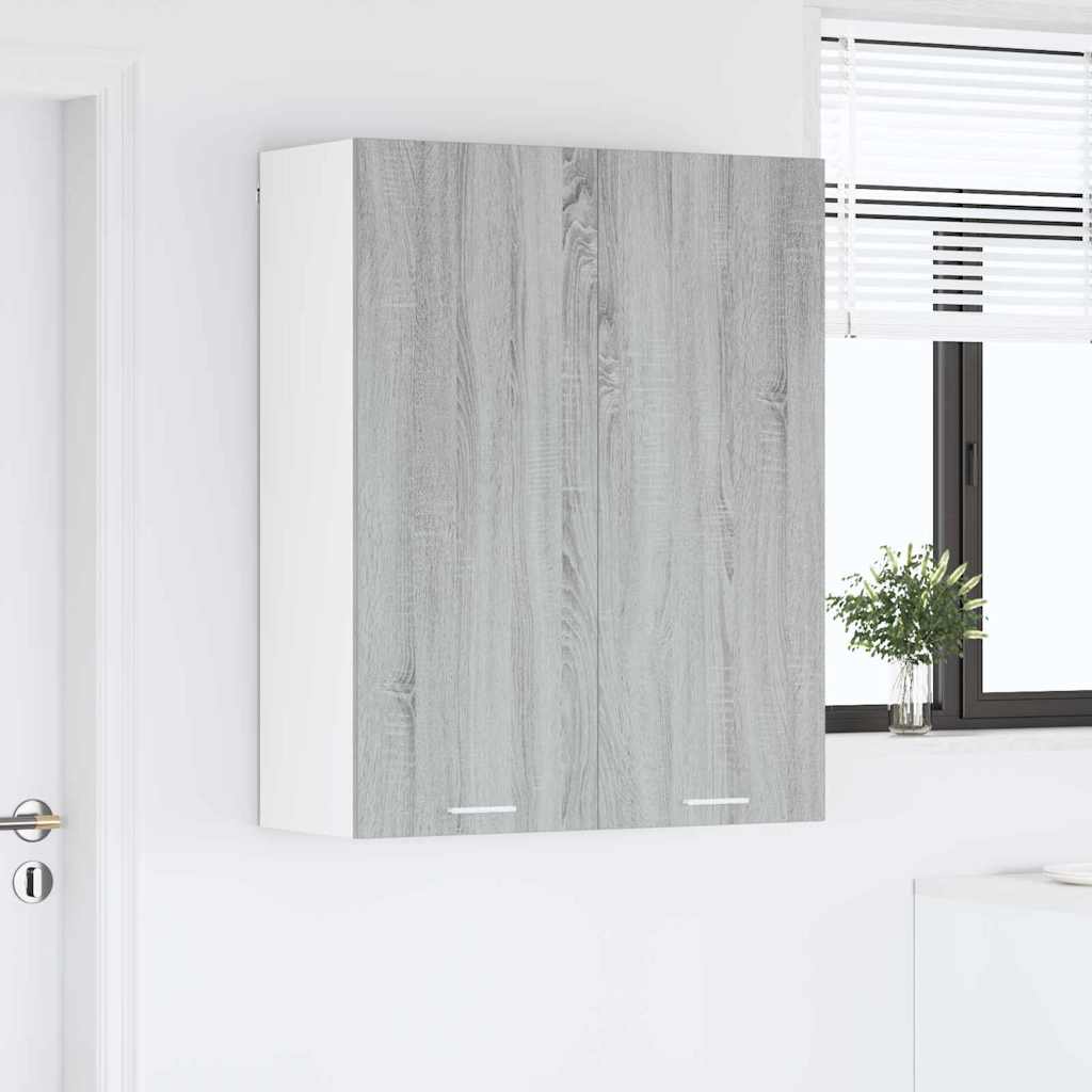 vidaXL Hängeschrank Graues Sonoma 80 x 31 x 100 cm Holzwerkstoff