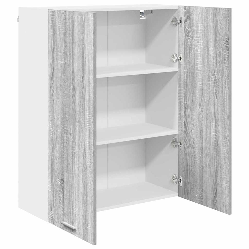 vidaXL Hängeschrank Graues Sonoma 80 x 31 x 100 cm Holzwerkstoff