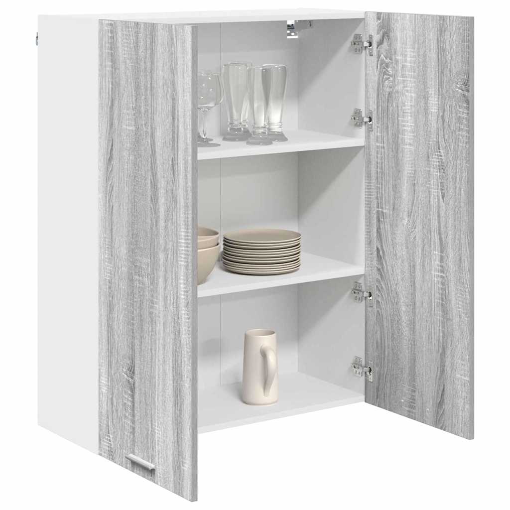 vidaXL Hängeschrank Graues Sonoma 80 x 31 x 100 cm Holzwerkstoff