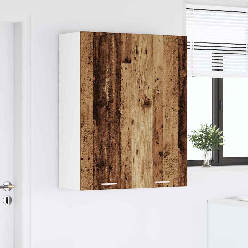 Hängeschrank mit Tür Altholz 80 x 31 x 100 cm Holzwerkstoff