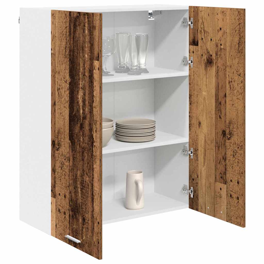 Hängeschrank mit Tür Altholz 80 x 31 x 100 cm Holzwerkstoff