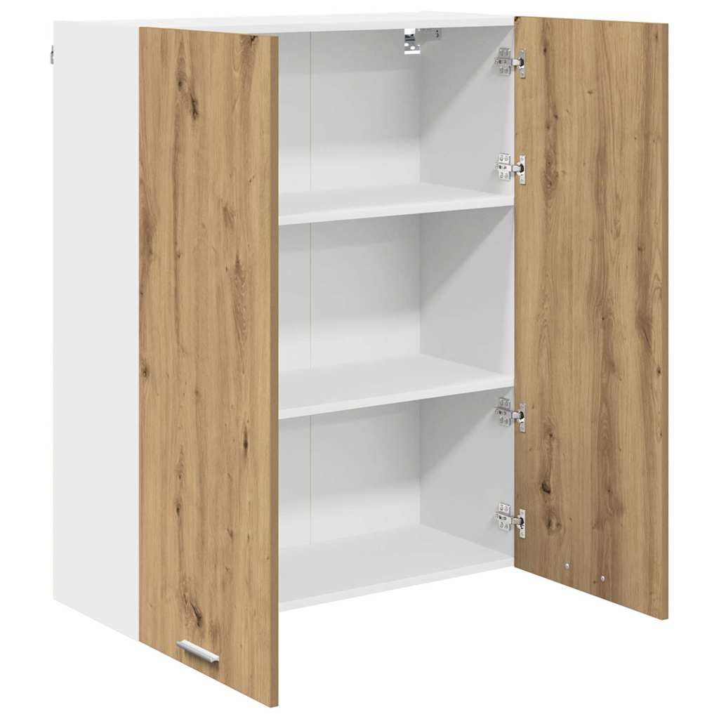 vidaXL Hängeschrank Artisan-Eiche 80 x 31 x 100 cm Holzwerkstoff