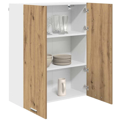 vidaXL Hängeschrank Artisan-Eiche 80 x 31 x 100 cm Holzwerkstoff