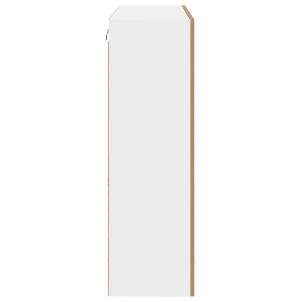vidaXL Hängeschrank Artisan-Eiche 80 x 31 x 100 cm Holzwerkstoff