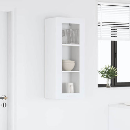 vidaXL Hängeschrank mit Speicher Weiß 40 x 31 x 100 cm Holzwerkstoff