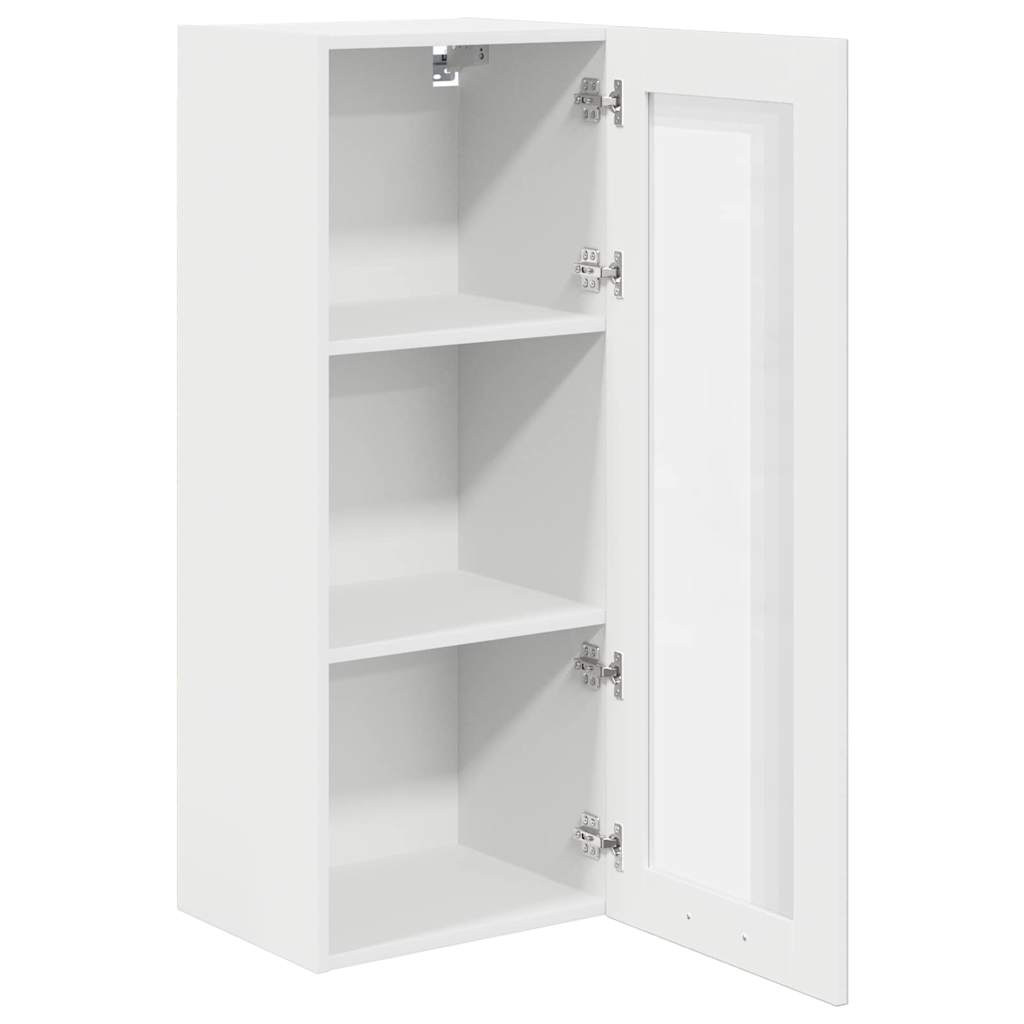 vidaXL Hängeschrank mit Speicher Weiß 40 x 31 x 100 cm Holzwerkstoff