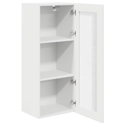 vidaXL Hängeschrank mit Speicher Weiß 40 x 31 x 100 cm Holzwerkstoff