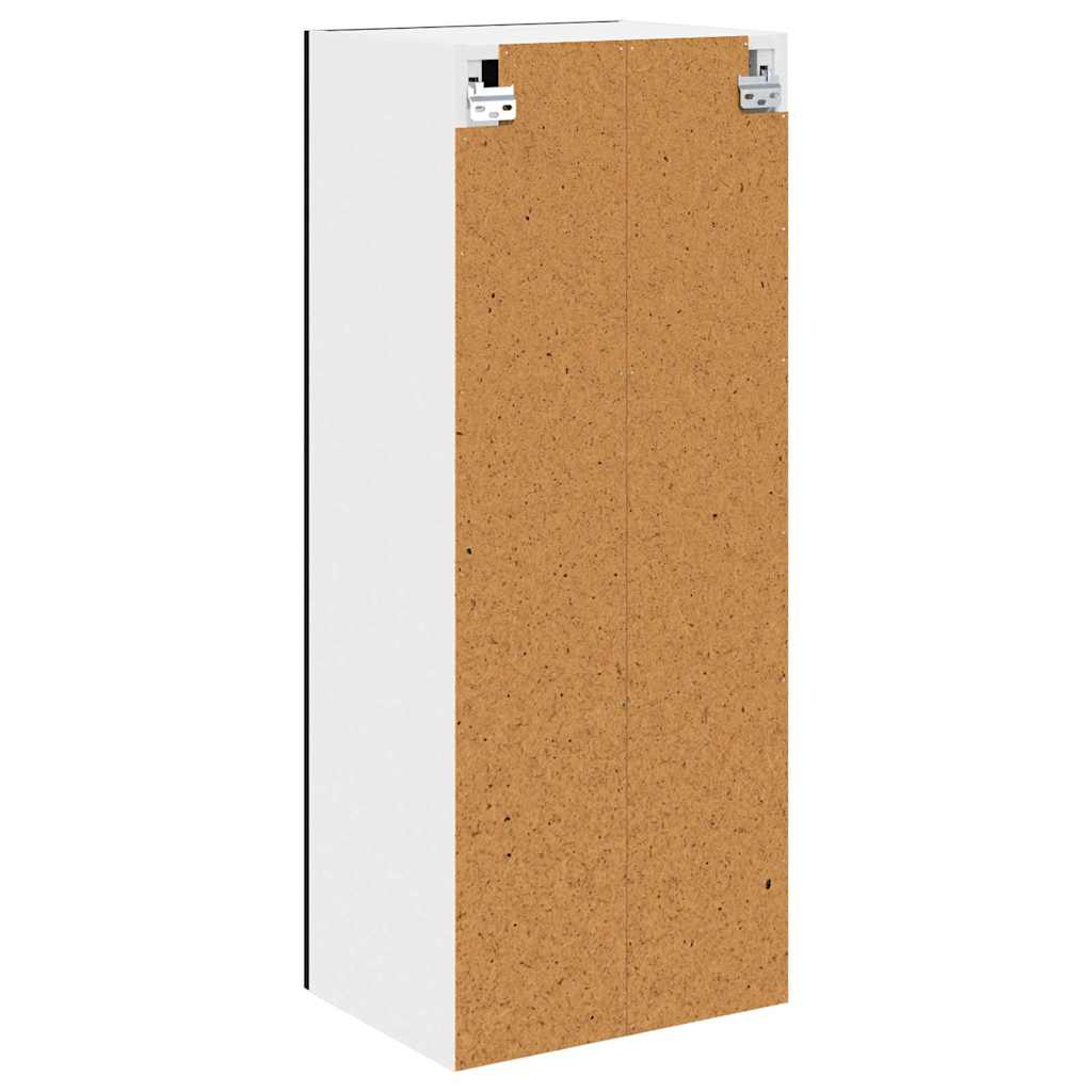 vidaXL Hängeschrank mit Speicher Schwarz Eichen-Optik 40 x 31 x 100 cm
