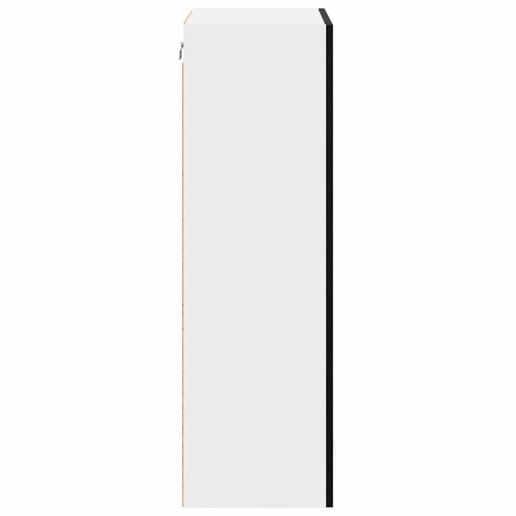 vidaXL Hängeschrank mit Speicher Schwarz Eichen-Optik 40 x 31 x 100 cm