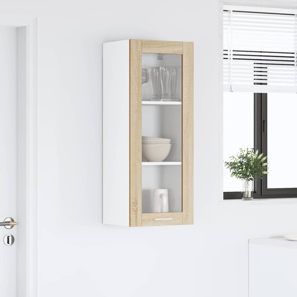 vidaXL Hängeschrank Sonoma-Eiche 40 x 31 x 100 cm Holzwerkstoff