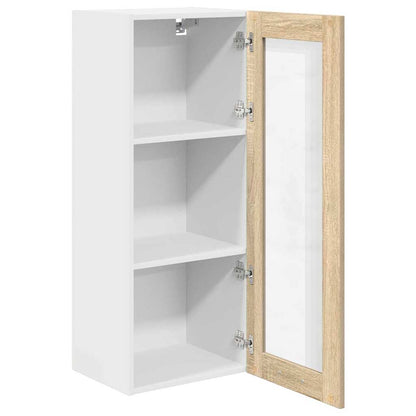 vidaXL Hängeschrank Sonoma-Eiche 40 x 31 x 100 cm Holzwerkstoff