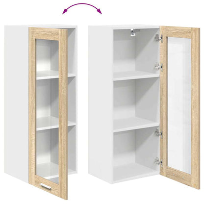 vidaXL Hängeschrank Sonoma-Eiche 40 x 31 x 100 cm Holzwerkstoff