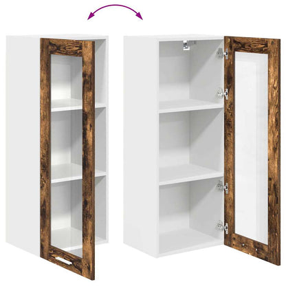vidaXL Hängeschrank Geräucherte Eiche 40 x 31 x 100 cm Holzwerkstoff