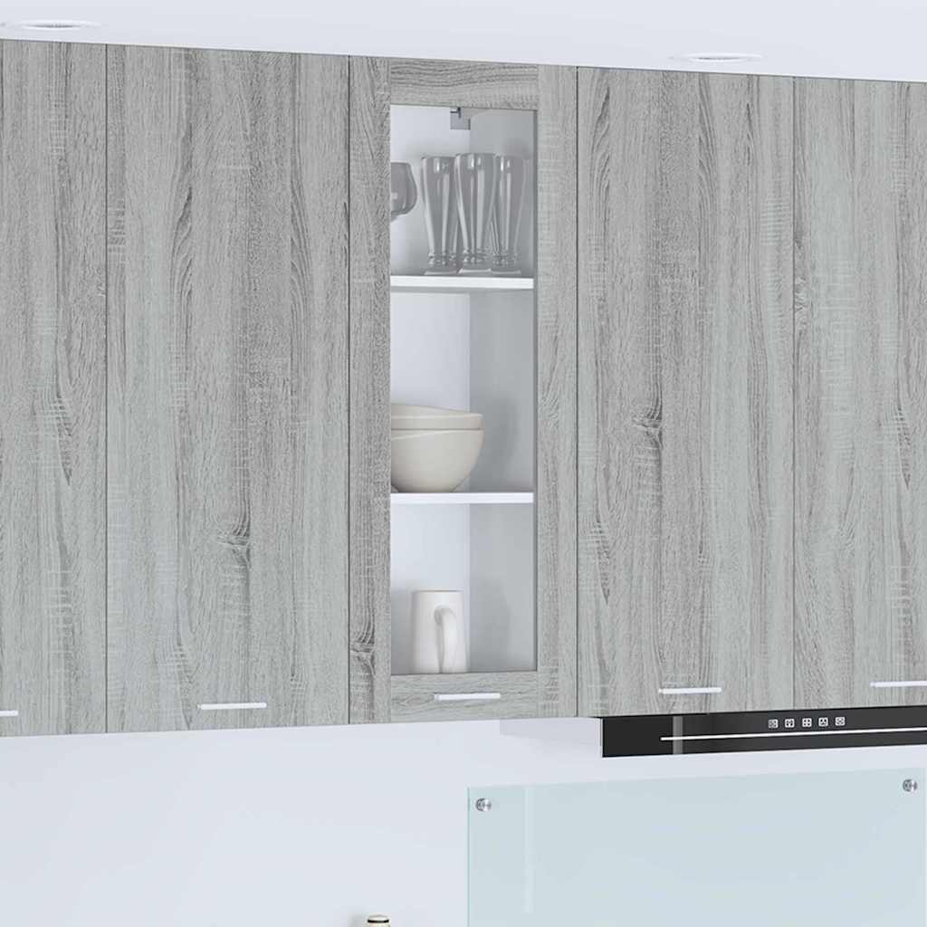 vidaXL Hängeschrank Graues Sonoma 40 x 31 x 100 cm Holzwerkstoff