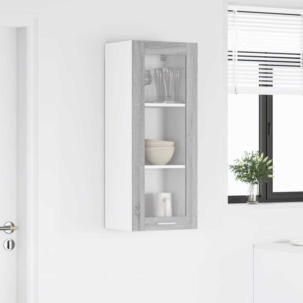 vidaXL Hängeschrank Graues Sonoma 40 x 31 x 100 cm Holzwerkstoff