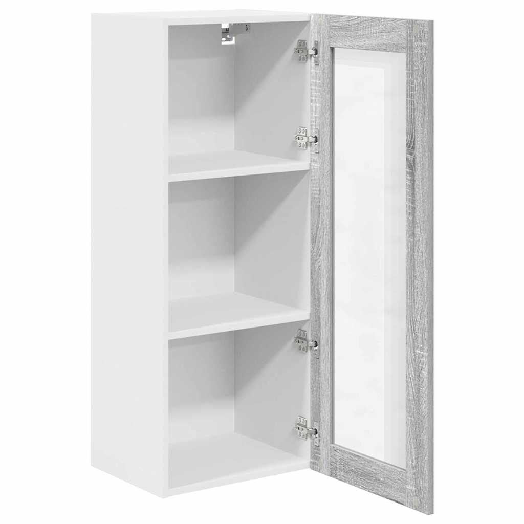 vidaXL Hängeschrank Graues Sonoma 40 x 31 x 100 cm Holzwerkstoff