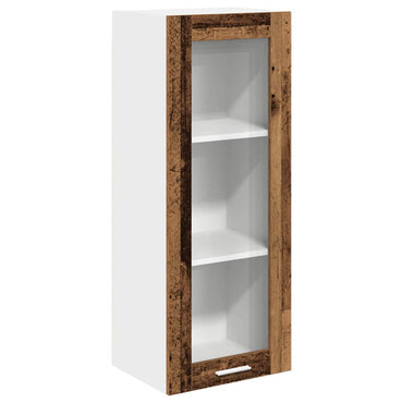vidaXL Hängeschrank mit Tür Altholz 40 x 31 x 100 cm Holzwerkstoff