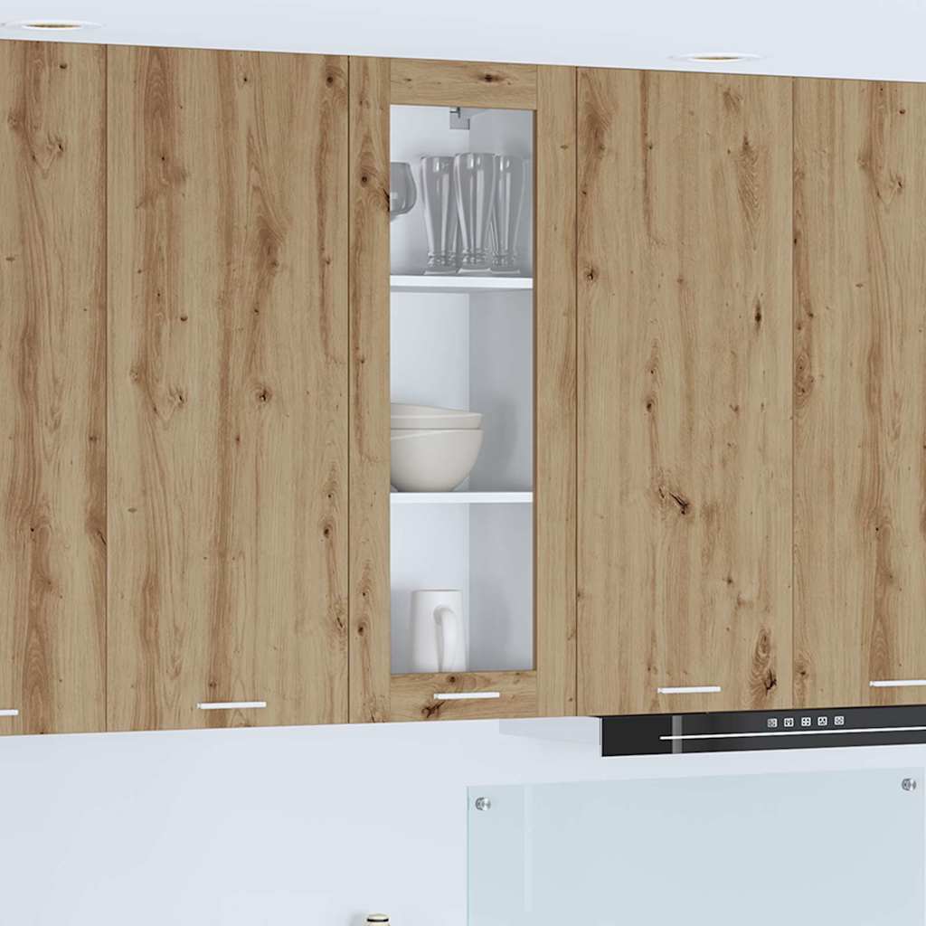 vidaXL Hängeschrank Artisan-Eiche 40 x 31 x 100 cm Holzwerkstoff