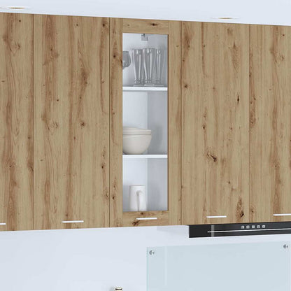 vidaXL Hängeschrank Artisan-Eiche 40 x 31 x 100 cm Holzwerkstoff