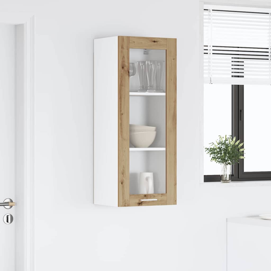 vidaXL Hängeschrank Artisan-Eiche 40 x 31 x 100 cm Holzwerkstoff