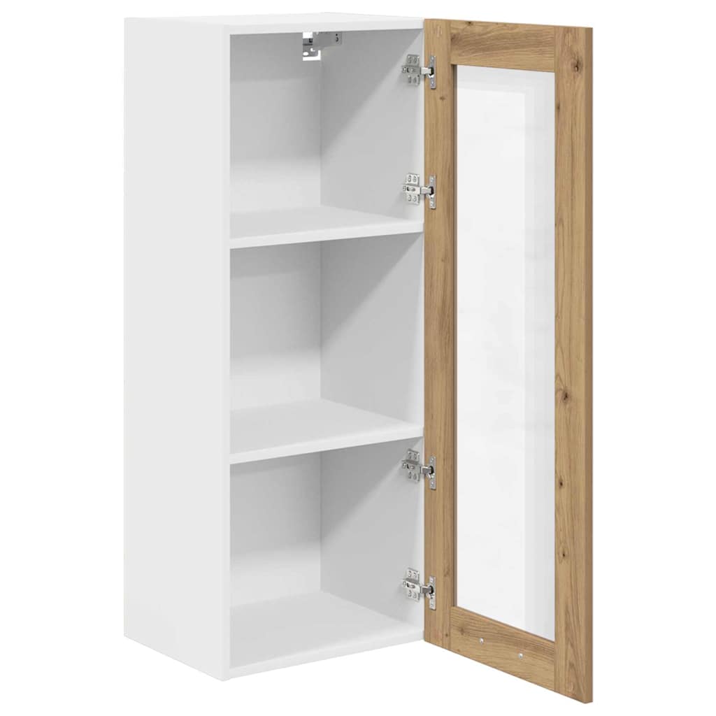 vidaXL Hängeschrank Artisan-Eiche 40 x 31 x 100 cm Holzwerkstoff