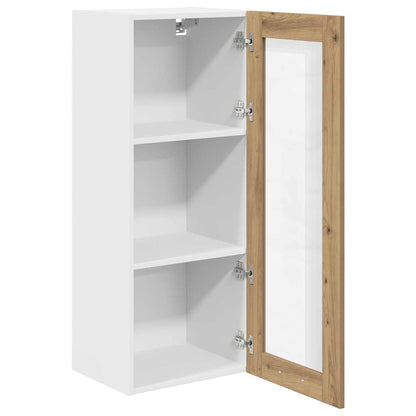 vidaXL Hängeschrank Artisan-Eiche 40 x 31 x 100 cm Holzwerkstoff