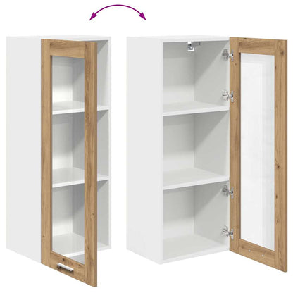 vidaXL Hängeschrank Artisan-Eiche 40 x 31 x 100 cm Holzwerkstoff