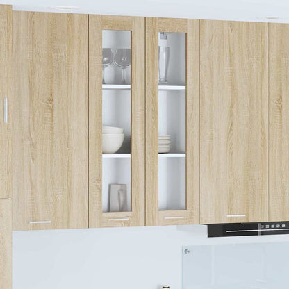 vidaXL Hängeschrank Sonoma-Eiche 60 x 31 x 100 cm Holzwerkstoff