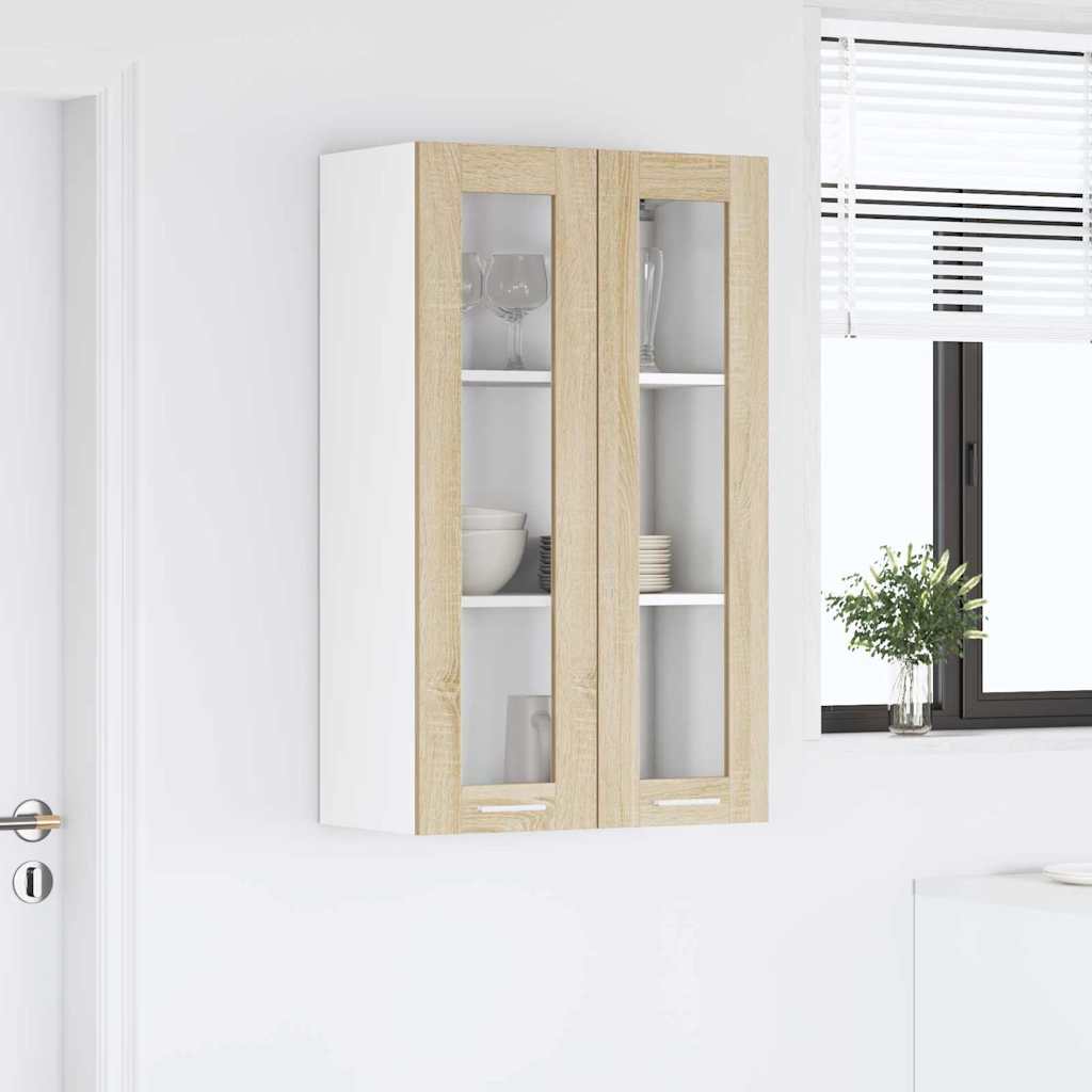 vidaXL Hängeschrank Sonoma-Eiche 60 x 31 x 100 cm Holzwerkstoff