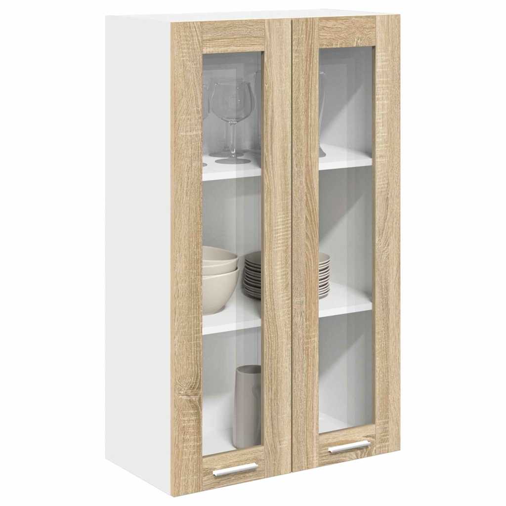 vidaXL Hängeschrank Sonoma-Eiche 60 x 31 x 100 cm Holzwerkstoff