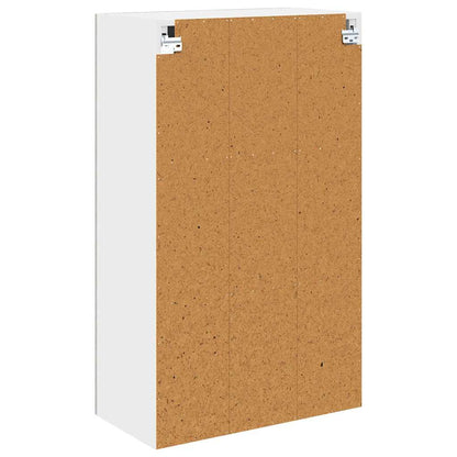 vidaXL Hängeschrank mit Tür Beton Grau 60 x 31 x 100 cm Holzwerkstoff