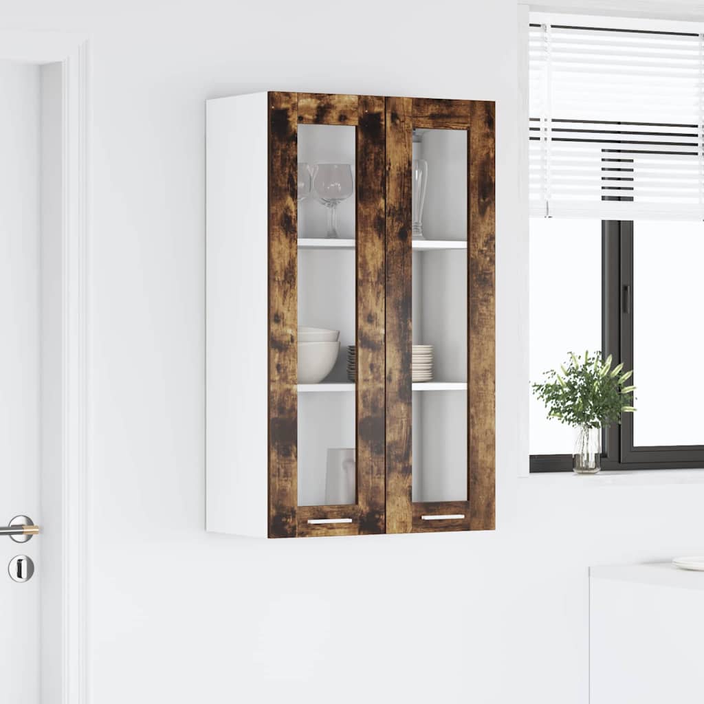 vidaXL Hängeschrank Geräucherte Eiche 60 x 31 x 100 cm Holzwerkstoff