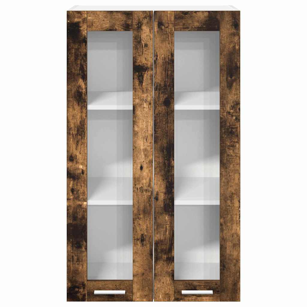 vidaXL Hängeschrank Geräucherte Eiche 60 x 31 x 100 cm Holzwerkstoff