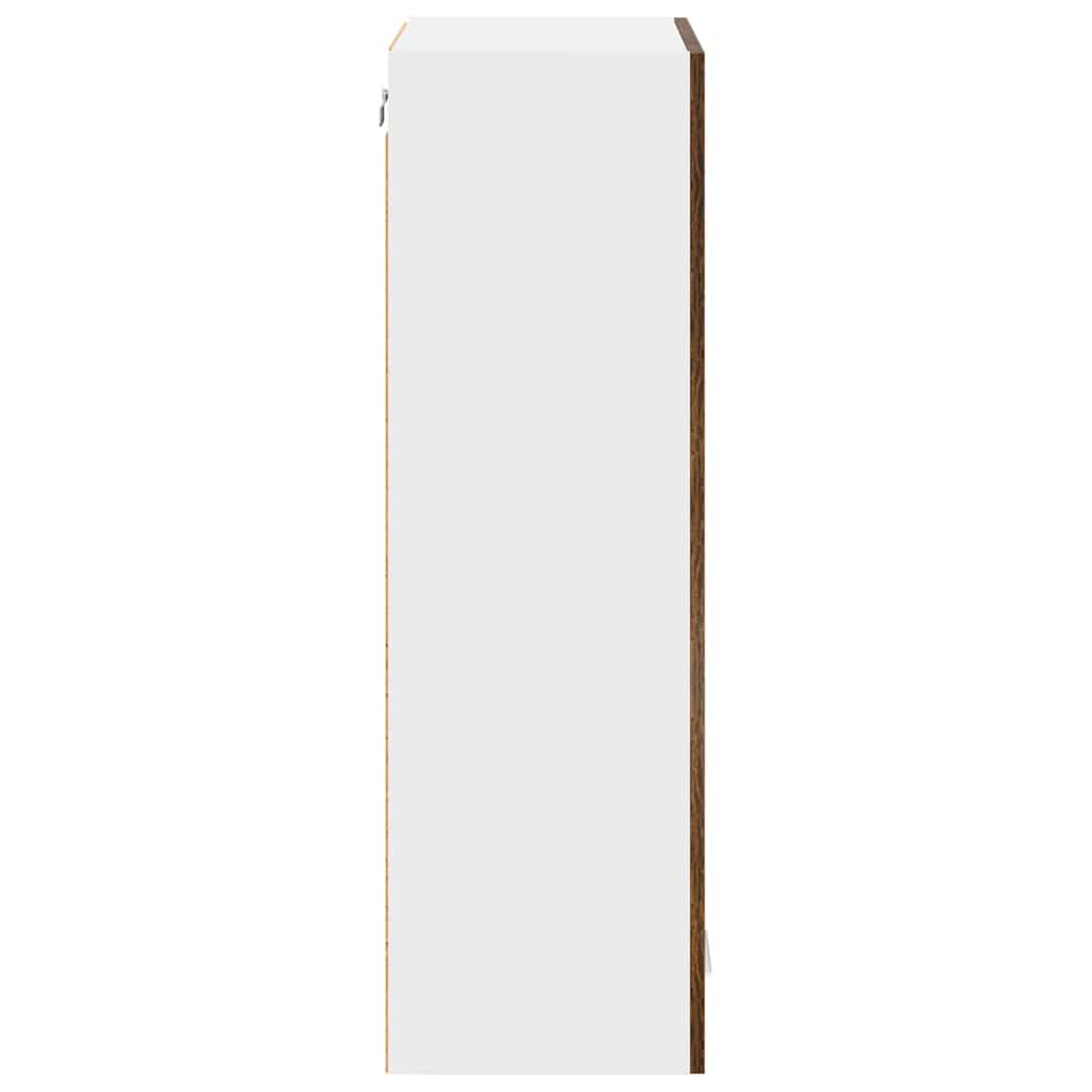vidaXL Hängeschrank Geräucherte Eiche 60 x 31 x 100 cm Holzwerkstoff