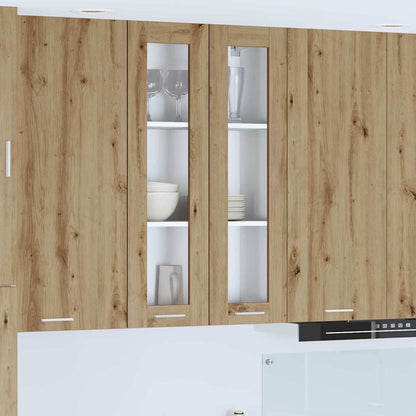 vidaXL Hängeschrank Artisan-Eiche 60 x 31 x 100 cm Holzwerkstoff