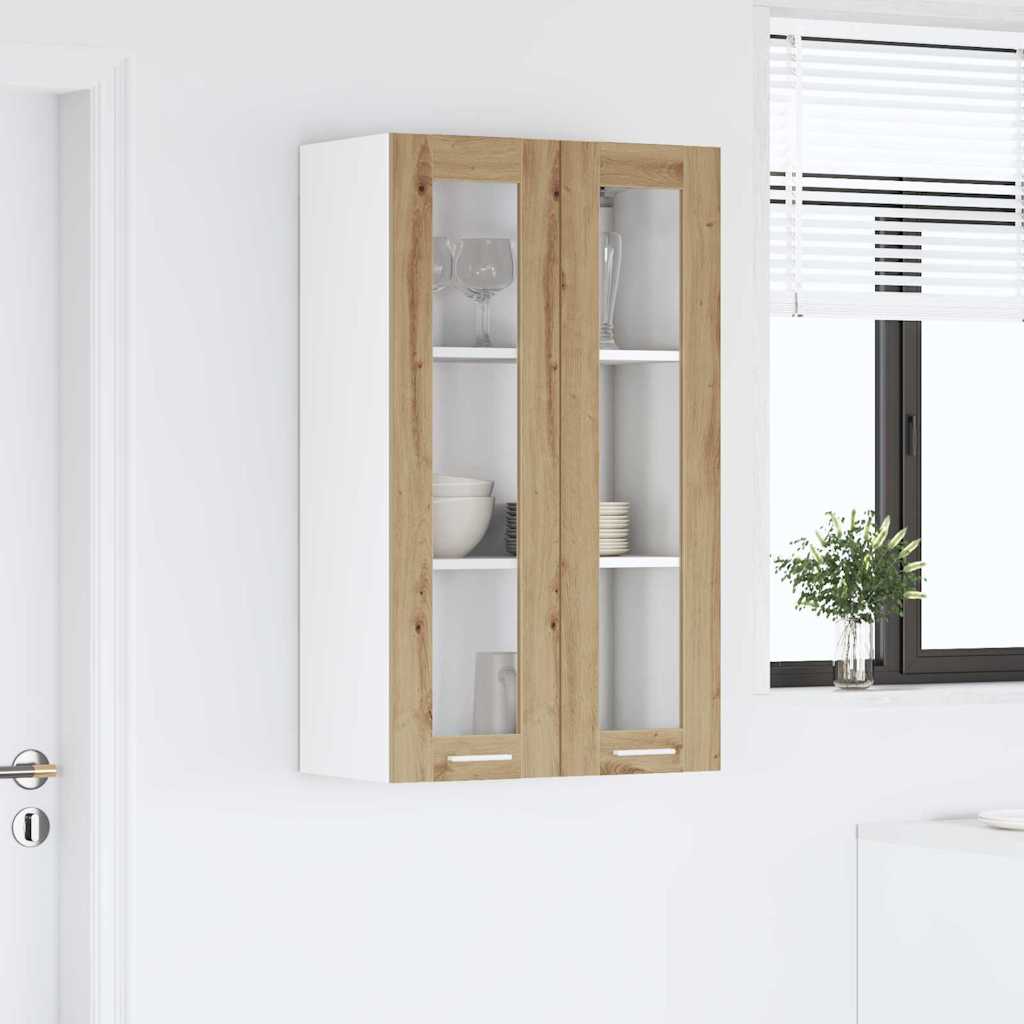 vidaXL Hängeschrank Artisan-Eiche 60 x 31 x 100 cm Holzwerkstoff