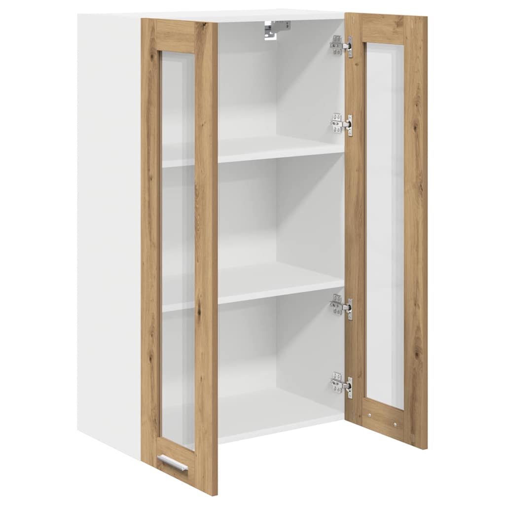 vidaXL Hängeschrank Artisan-Eiche 60 x 31 x 100 cm Holzwerkstoff